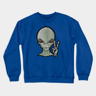 Peace Alien Crewneck Sweatshirt